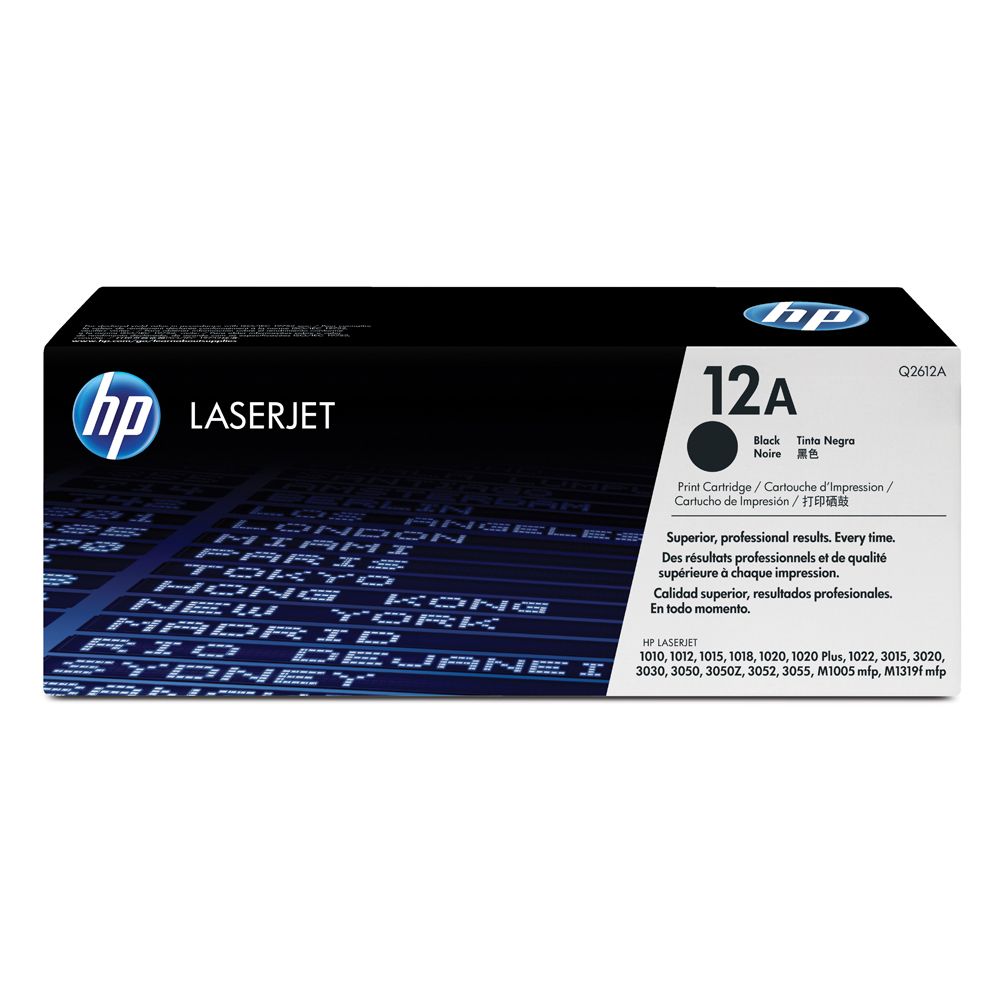 HP Laserjet Cartridge  (12A)  Q2612A  Black