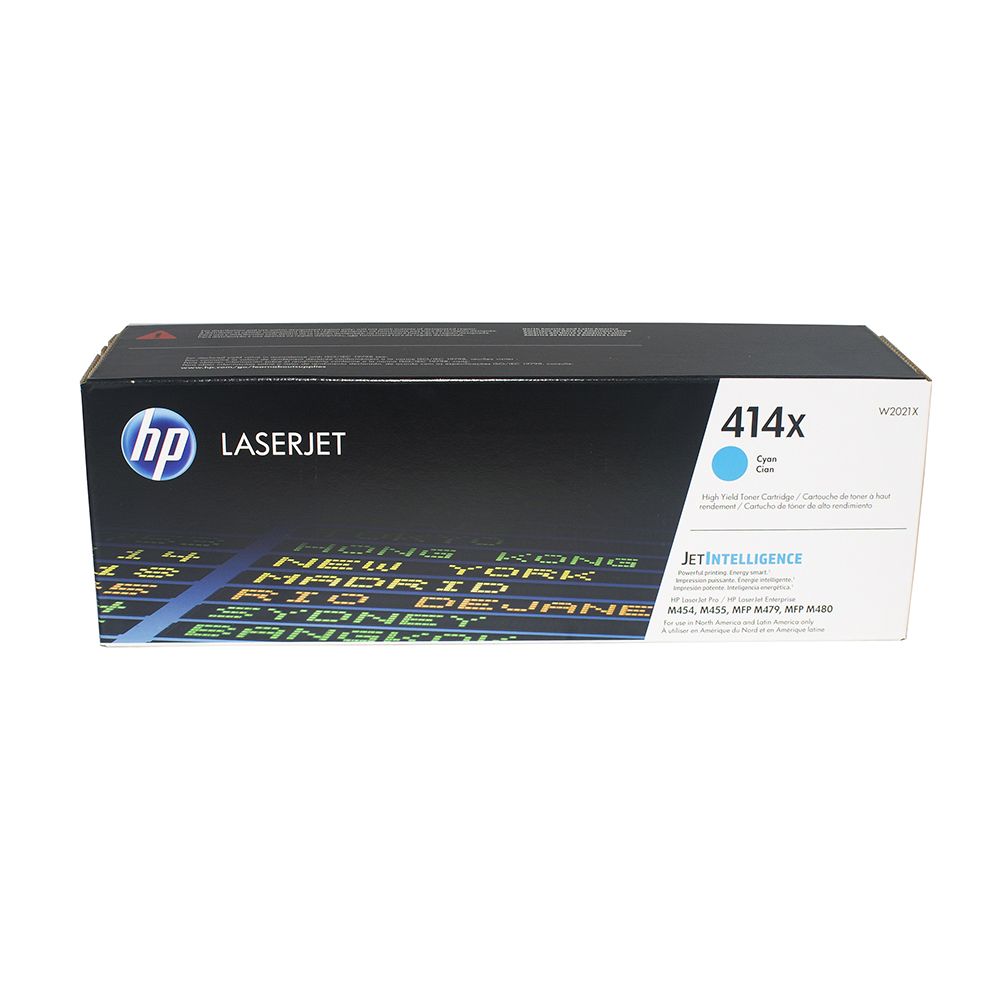 HP LaserJet Toner Cartridge (414X) W2021X Cyan