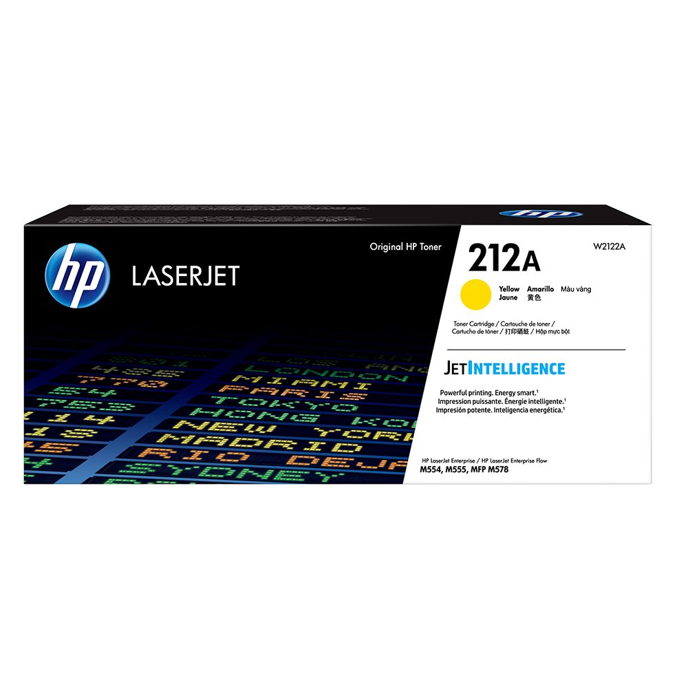 HP LaserJet Toner Cartridge (212A) W2122A Yellow