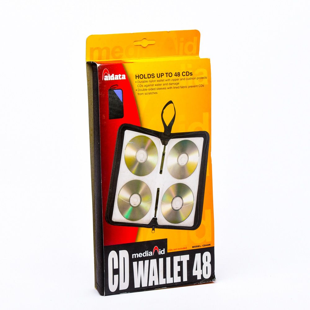 Aidata CD Wllet 48  Nylon Zippered CD48N SALE