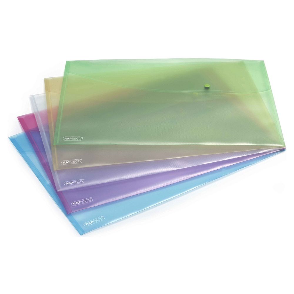 Rapesco Wallet Popper A3 Assorted Pastel Colours 0697 ea