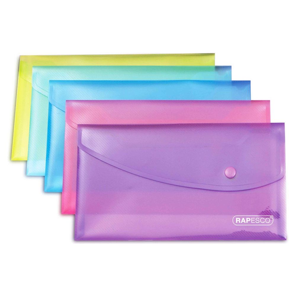 Rapesco Wallet Popper A5 Assorted Colours 0689 ea