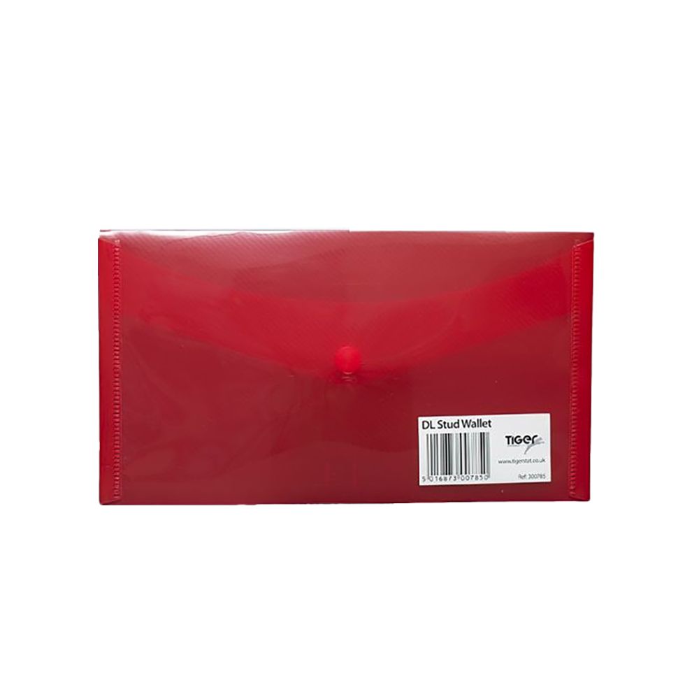 Tiger DL Document Stud Wallet (3.8 x 8.7) Assorted Colours    300785