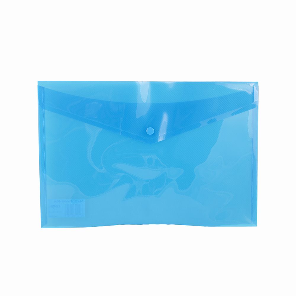 Tiger Document Wallet  Stud closure A4 Plus Blue 301394