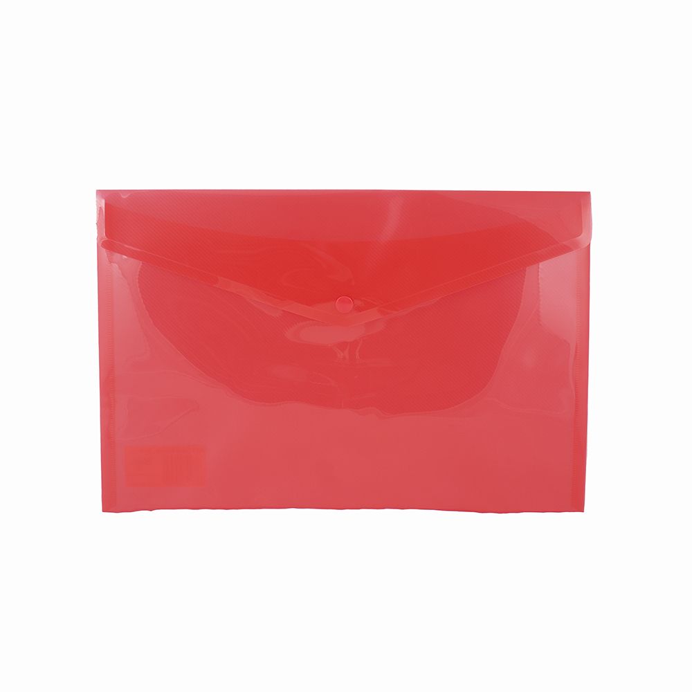 Tiger Document Wallet  Stud closure A4 Plus Red 301395