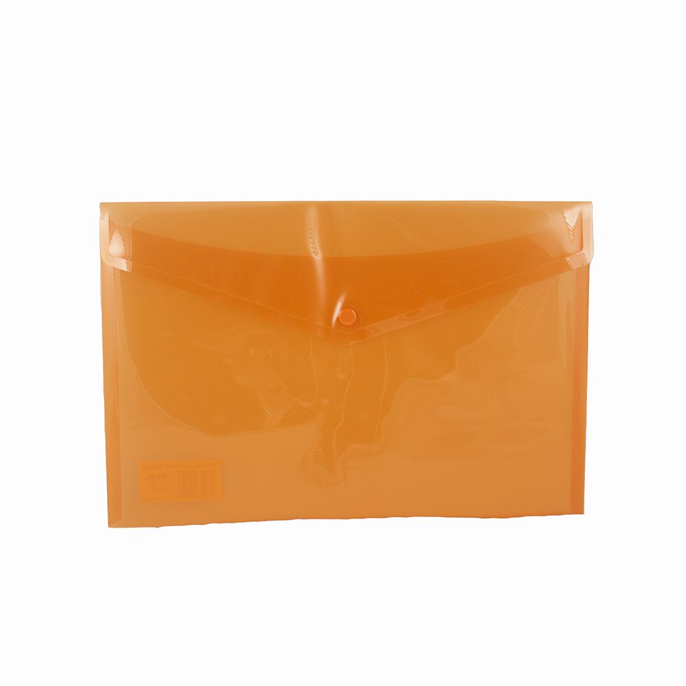 Tiger Document Wallet  Stud closure A4 Plus Orange 302019