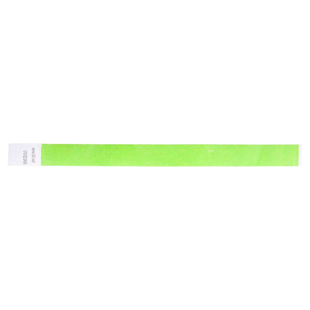 Wristband Security Pass  Green        85060 ea-pk/100