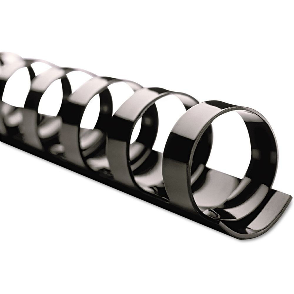 GBC Binding Comb Black 6mm (1/4 in) Letter Size   4000020G